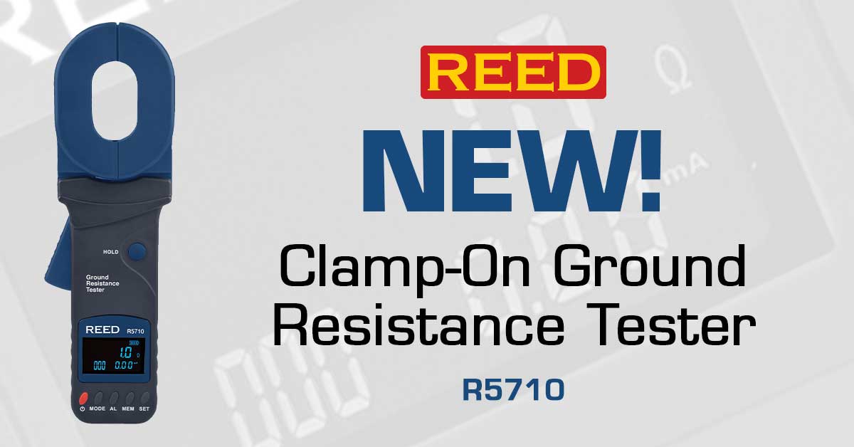 REEDInstruments's tweet photo. Perform non-contact measurements of ground conductors without the need for auxiliary ground spikes with this new Clamp-On Ground Resistance Tester from REED Instruments! https://t.co/b3bOU2eoyM
#reedinstruments #R5710 https://t.co/jv9fgjQCCr
