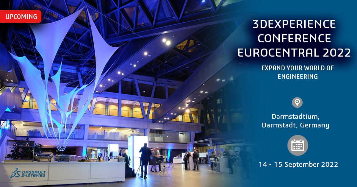 Entfesseln Sie Ihre Innovationskraft bei der 3DEXPERIENCE Conference 2022 am 14. und 15. September und seien Sie bei spannenden Veranstaltungstagen in Darmstadt dabei.

Hier geht’s zur Anmeldung ⬇️ 
go.3ds.com/bUM