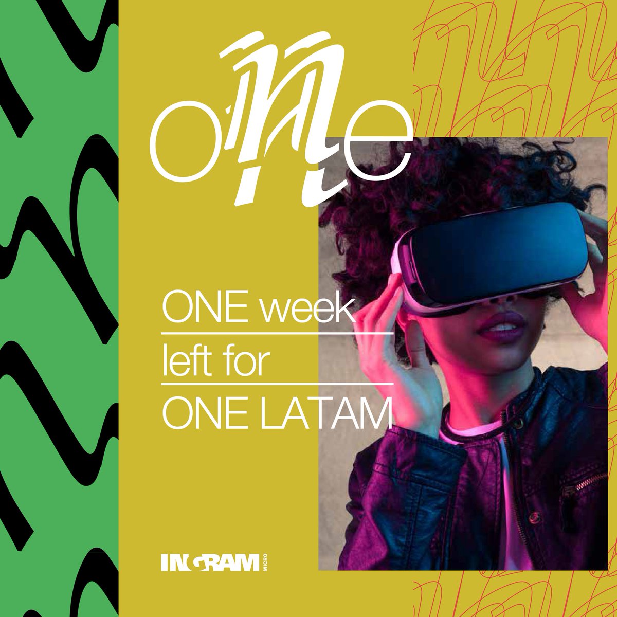 ¡Falta una semana para el gran dia! 

La edición 2022 del ONE LATAM está muy cerca y no te puedes perder la oportunidad de participar y conocer la visión de nuestros líderes.

#IngramMicro #ONELATAM2022