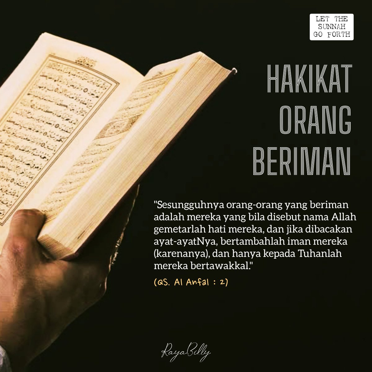 RayaBilly's tweet photo. Bertaqwalah kepada Allah. Baarakallahu fiikum. https://t.co/ojpLsnINVQ
