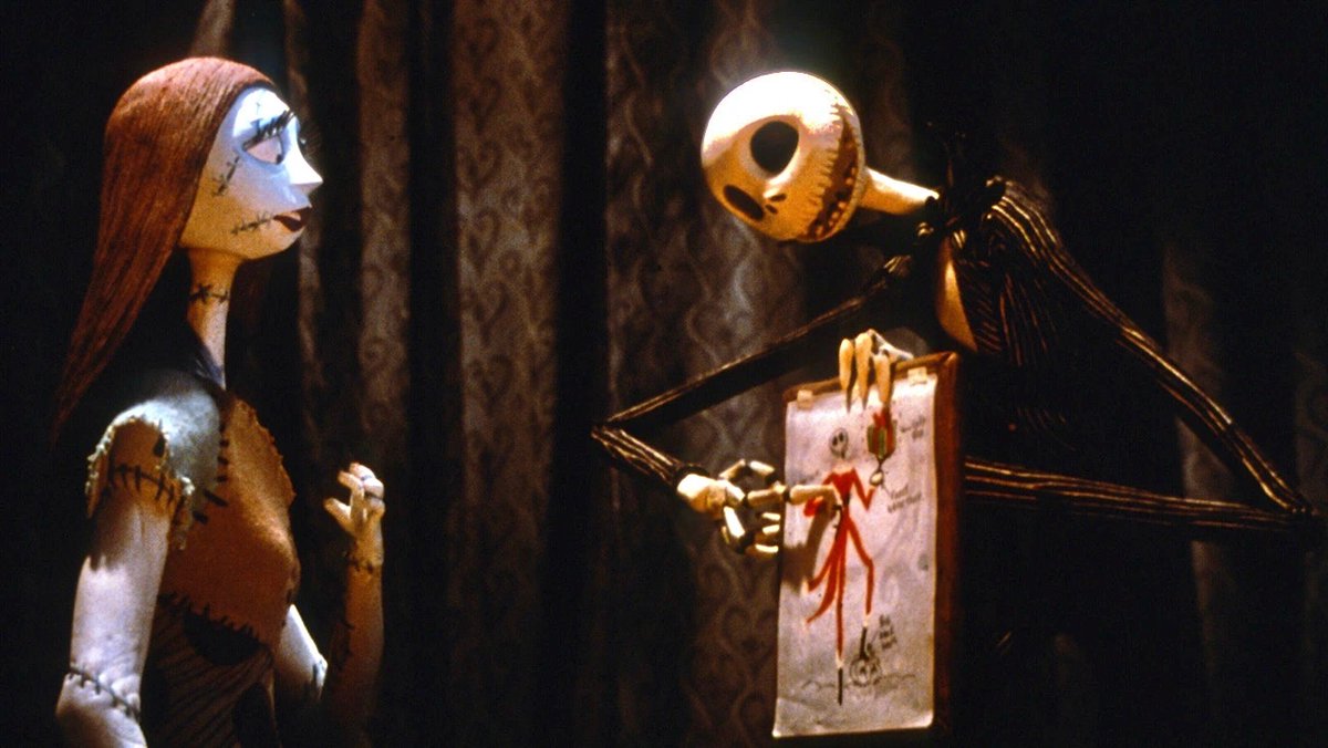 EugWSerra's tweet photo. On October 13, 1993, The Nightmare Before Christmas was released! #TheNightmareBeforeChristmas #TimBurton #HenrySelick #DannyElfman #ChrisSarandon #CatherineOHara #WilliamHickey #GlennShadix #PaulReubens #KenPage #EdIvory https://t.co/QUQXrgXq4x