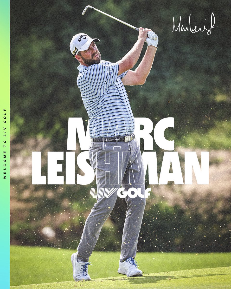 livgolf_league's tweet image. Welcome to LIV @marcleish 👍

#LIVGolf