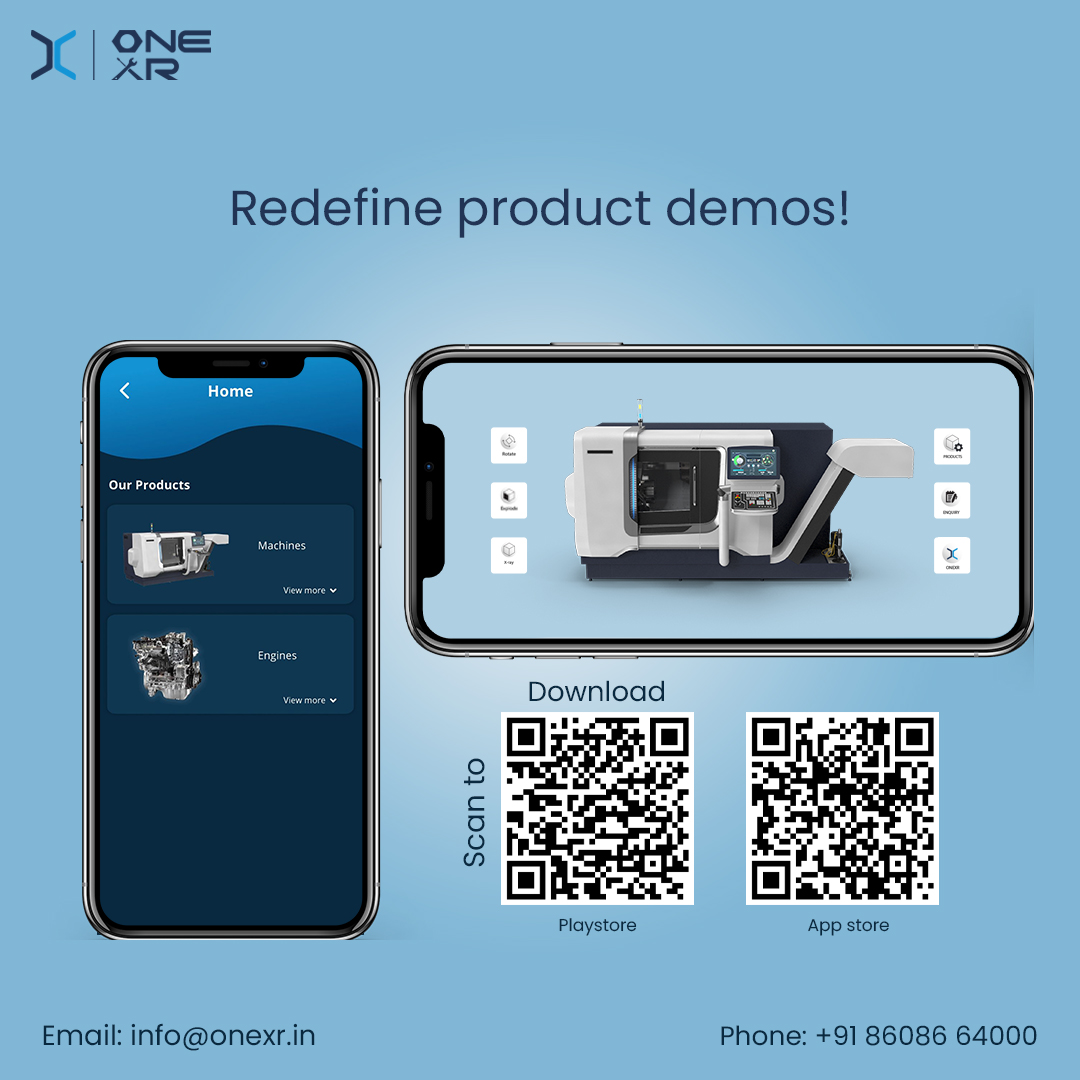 OneXRsolutions's tweet photo. Let your customers interact, engage, and gain instant knowledge about the products and make quick buying decisions!
Download to know more about immersive AR apps right now!
https://t.co/3CVZcAJ2gg

#augmentedreality #augmentedrealityapp #augmentedrealitybook #augmentedrealitygame https://t.co/4qBQ41aTwM