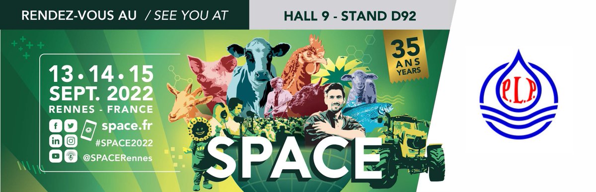 xcastelbajac's tweet image. #plpsystems expose au #SPACE2022.
Venez découvrir nos dernières solutions et innovations technologiques dans le domaine de l&apos;alimentation animale.
#animalfeedindustry #feed #petfood #aquafeed #coating
Stand D92, Hall 9
En savoir + : lnkd.in/eVk82NJP