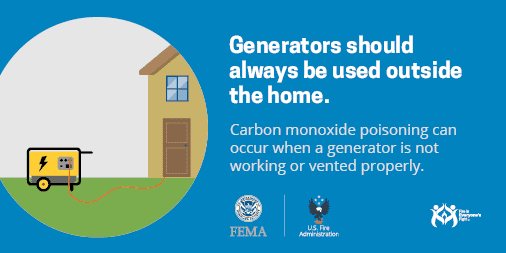 If you're using a portable generator because the power is out after yesterday's storms, make sure you do so properly to keep your household safe. bit.ly/3e9MYQo