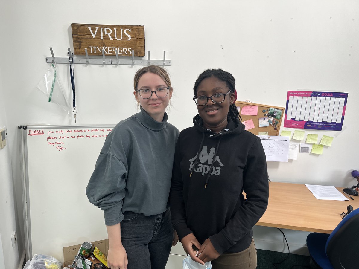 theWCRC's tweet photo. If you read one thing today, make it this inspiring blog from #In2Sci22 students/future STEM superstars
@justyna_lx and Blessing! They had a fab time in the lab with @alanlparker and his team as part of a week-long placement.
@in2scienceUK @DCGResearch
https://t.co/lH3r6VwDMl https://t.co/sgOP7t6CyX