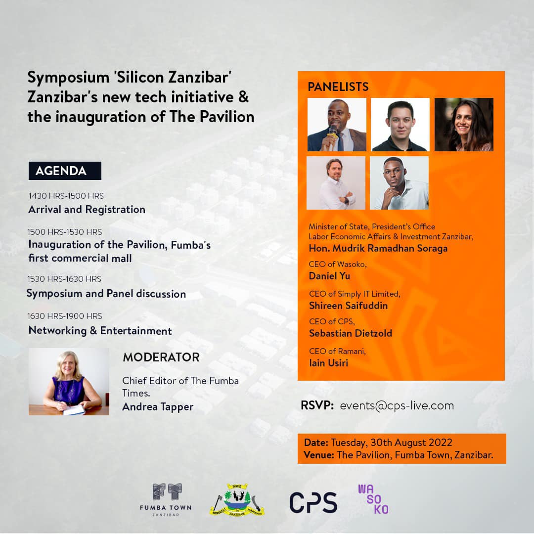 The Government of Zanzibar announces today the launch of Silicon Zanzibar, a new initiative to attract and relocate tech companies from across Africa to the island. #WasokoinZanzibar
#SiliconZanzibar
#FumbaTown