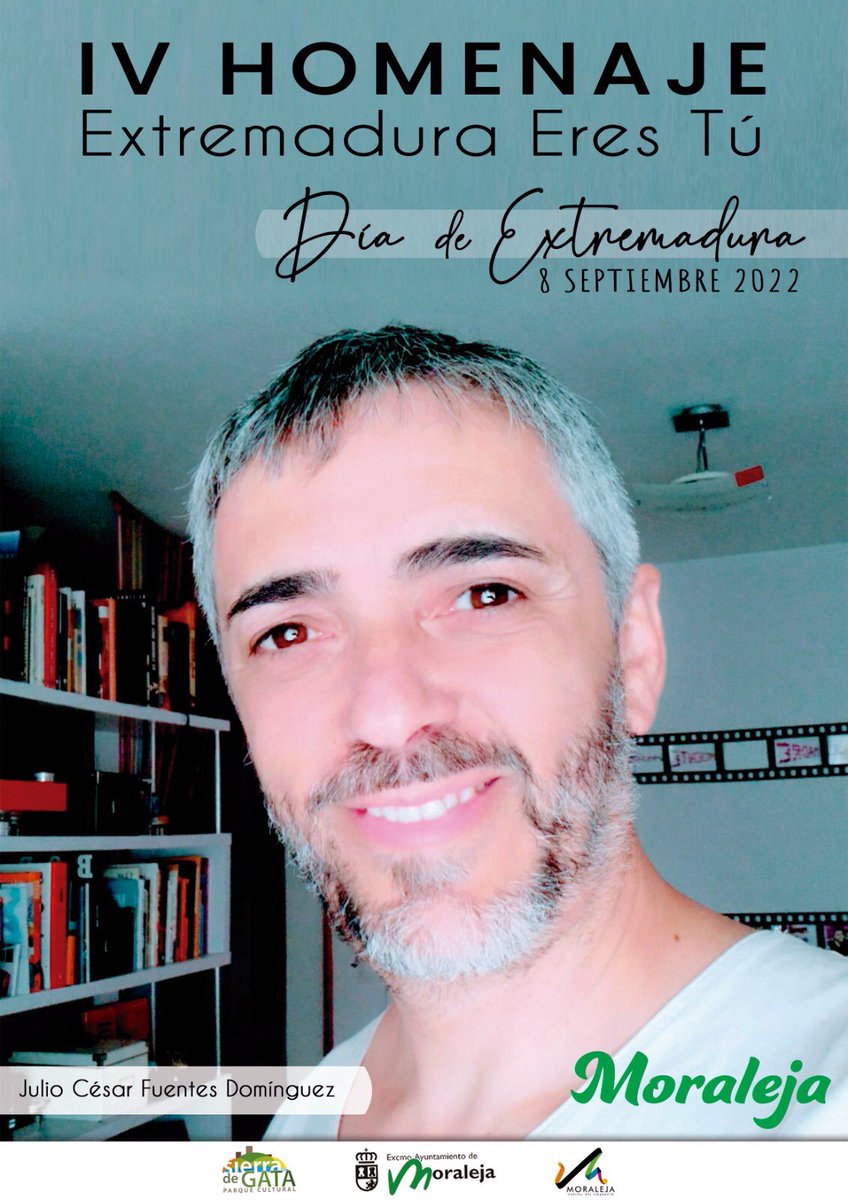 💚🤍🖤 Extremadura Eres Tú
￼💚8 de Septiembre día de Extremadura
🎨Cartel Ganador: Mía Sara Torralvo Pérez 

💚IV Homenaje Extremadura eres tú 

Dedicado a Julio César Fuentes Dominguez “Niño Índigo” 

🗓Programación de Actos en fotos

#YoApoyoALaJota 
#AyuntamientoDeMoraleja