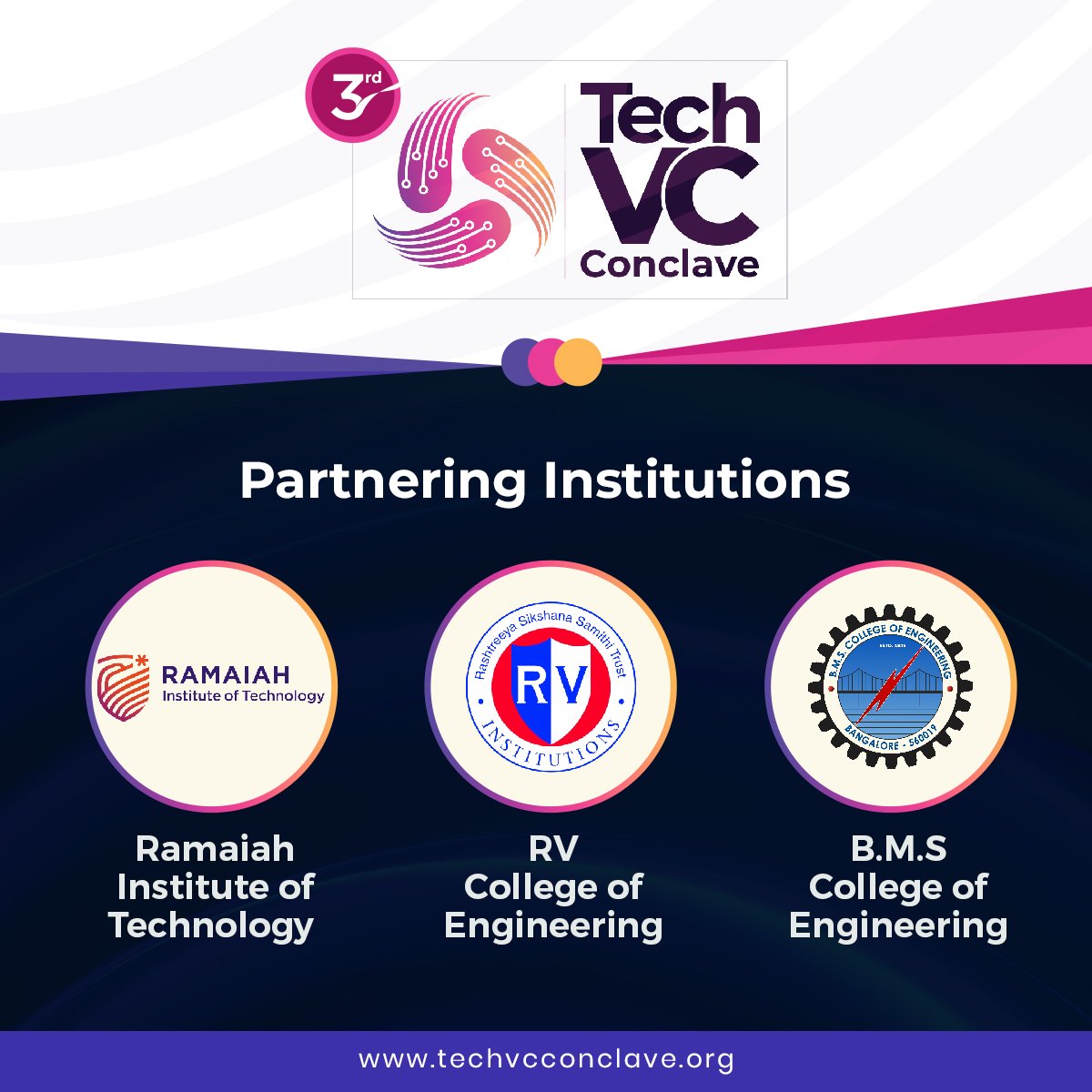 techvcconclave's tweet photo. Tech VC Conclave 2022 - Partnering Institutions

@AICTE_INDIA @MapSystemsIndia @vtuinfo @RFRFoundation @AcademyLis @BNMTech @BIETdavangere @BMSCollegeofEn1 @NMITBangalore 

#techvcconclave2022 #techvcconclave #nep2020 #technicaleducation #rit #rvce #bmsce https://t.co/xDjyID31IP