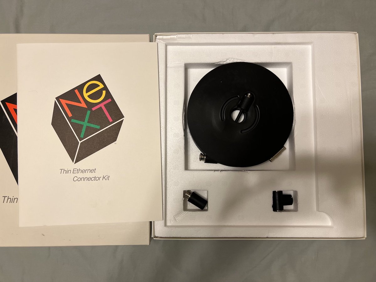 mibosshard's tweet image. N7100: NeXT Thin Ethernet Connector Kit

#NeXTComputer #NeXT #NeXTCube #VintageComputers