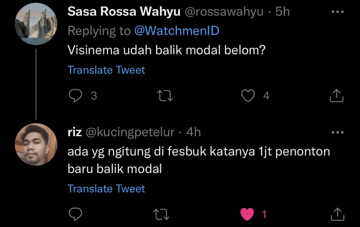 Kita bikin jadi 1 jt kuy. 

Free 5 tiket MRS untuk 5 orang. Bebas hari dan jam, antara rabu sampe jumat minggu ini.

Sama kaya kemarin, reply aja, nanti gue kocok. Di bioskop paling deket dari lu, nanti gue beliin via tix id. Gue tutup makan siang besok deh ya, 12.00 WIB.