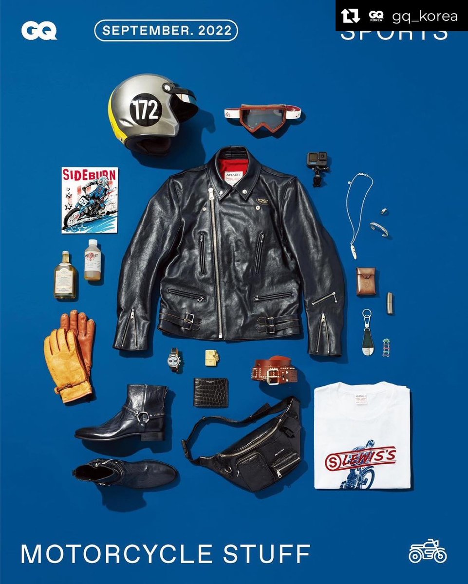 LewisLeathers's tweet photo. Repost from ING gq_korea -@GQKOREA
Lewis Leathers Korean stockist https://t.co/4nI6p5VFHe @hideandride_official 
-
@sideburnmag
-
#391lightningjacket #gqsports #sports #motorcycle #bikeride #GQKOREA https://t.co/DIc05OL65q