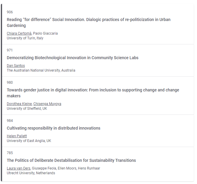 Looking forward to mine and Martin Mahony's sessions on 'New and critical geographies of innovation' at #RGSIBG22 tomorrow morning with these fantastic papers. Join us to discuss how geographers can and should respond to problematic dominant approaches to innovation.