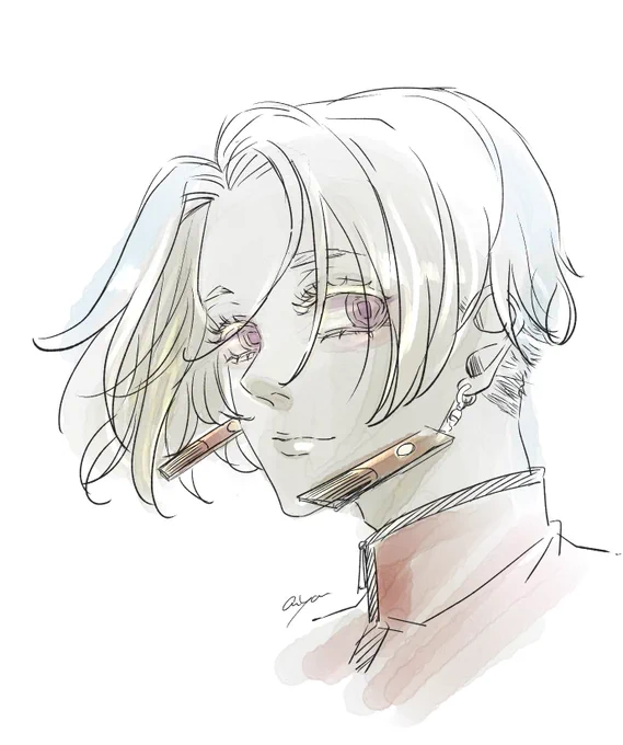 今日イザナのお誕生日なのね!おめでとう前に描いたイラストこっそり再掲。 