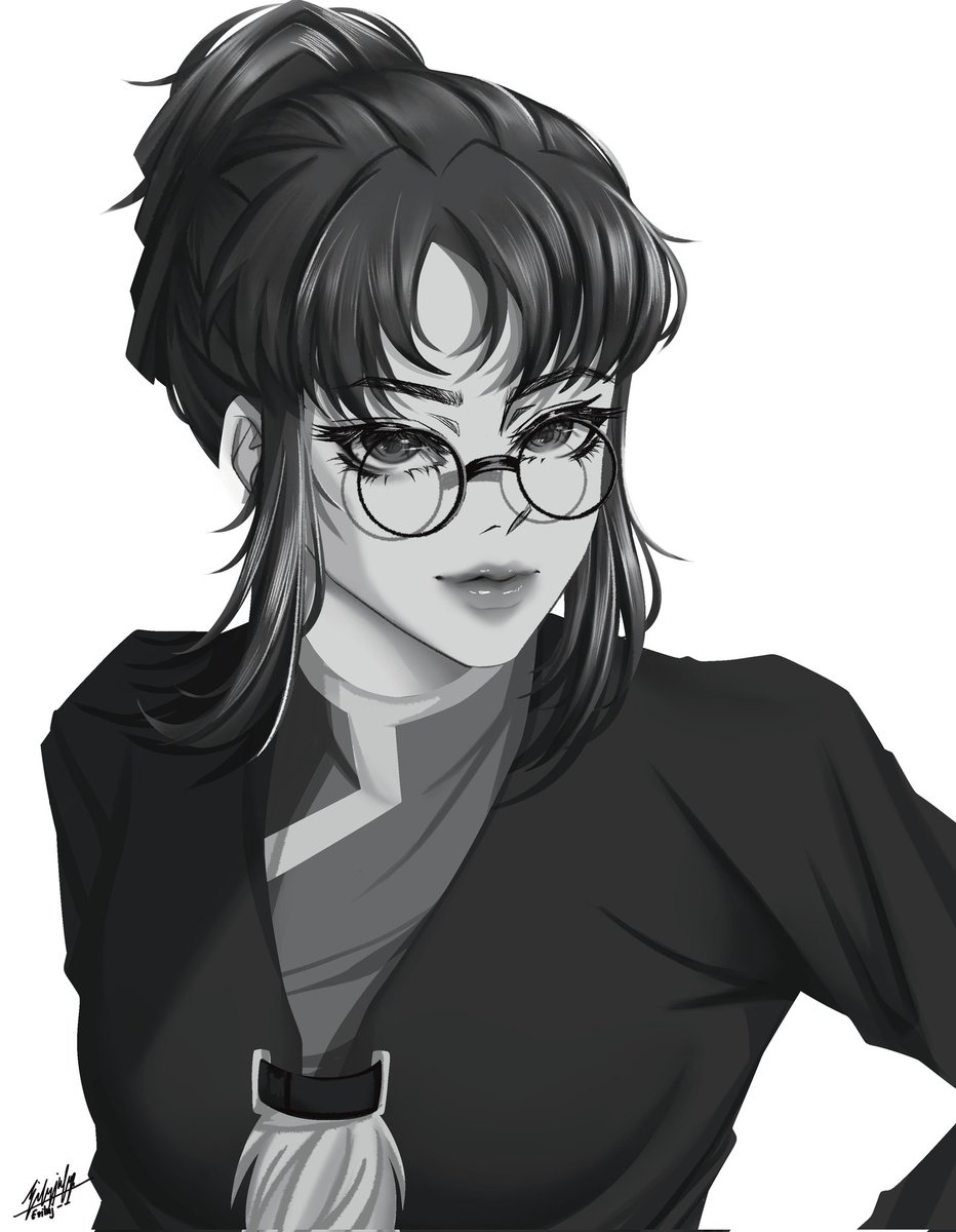 kingofallbeans's tweet photo. Thank you to @E8Iluj for this beautiful black and white artwork of Zhu Li in my fan fiction: The Book of Korra Vol. 2. Based off the Legend of Korra Series.
Wow she is gorgeous.
#BookofKorra #Fanfiction #ZhuLi #UpdatedLook #BlackandWhiteArtwork https://t.co/ttF7zahcR7