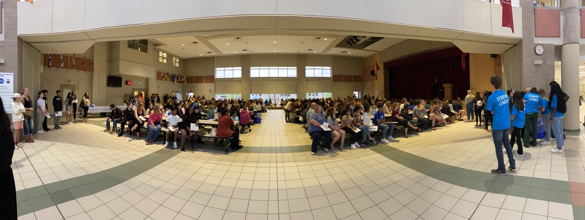 Welcome to our grade 9s and families!  It’s a full house for orientation #belongingmatters #communitymatters