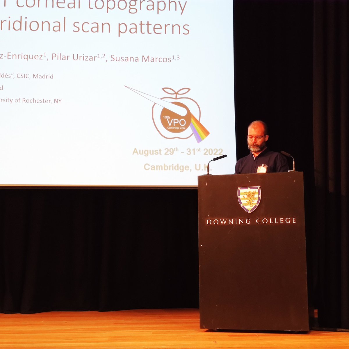 VPOptics's tweet photo. Session 1 talks "Advance Instrumentation, Adaptive Optics and Imaging": from OCT imaging, and portable adaptive optics device, to non-4f holographic wavefront sensors and diabetic retinoscopy.
#OCT #wavefrontsensing #Vision https://t.co/9igoXzjupX