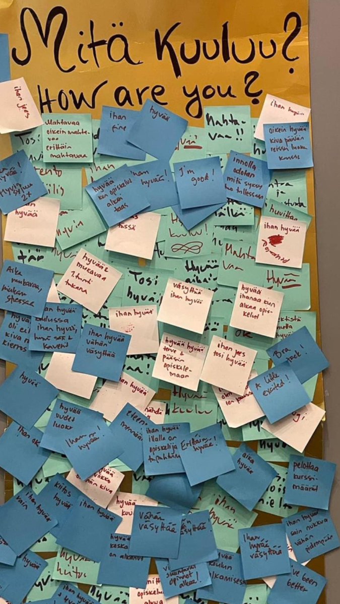 studentprastMia's tweet photo. Siinä määrin porukkaa liikkeellä, että tuli pyyntö omaan vuoroon tullessa tuoda ihan kunnon määrä lisää suklaata 😊 Keskimäärin ihmisille kuului hyvää ja useampaa myös hiukan väsytti 😊
#studyinturku https://t.co/QeFO9u972v