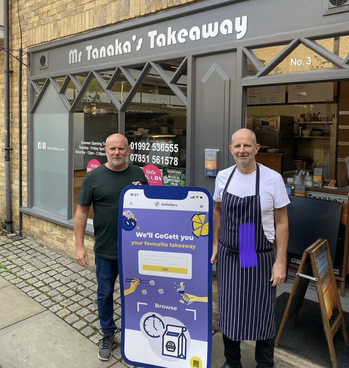 ⭐️ Hertford favourite <a href="/MrTanakas/">Eddie’s sandwiches</a> are launching home delivery TODAY from 5pm via our pals at <a href="/GoGetters_uk/">GoGetters®</a> 😋 ⭐️

Absolutely love this delicious independent eatery in town! Best Katsu Curry Ever 😃👏👍