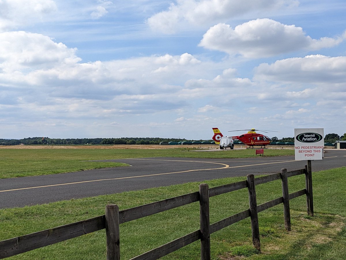 squawknsquelch's tweet photo. Tatenhill today π€ lovely @MAA_Charity helicopter to look at whilst having a β #AvGeek #Tatenhill #Helicopter #AirfieldsOfTwitter https://t.co/3q8CjetiVO