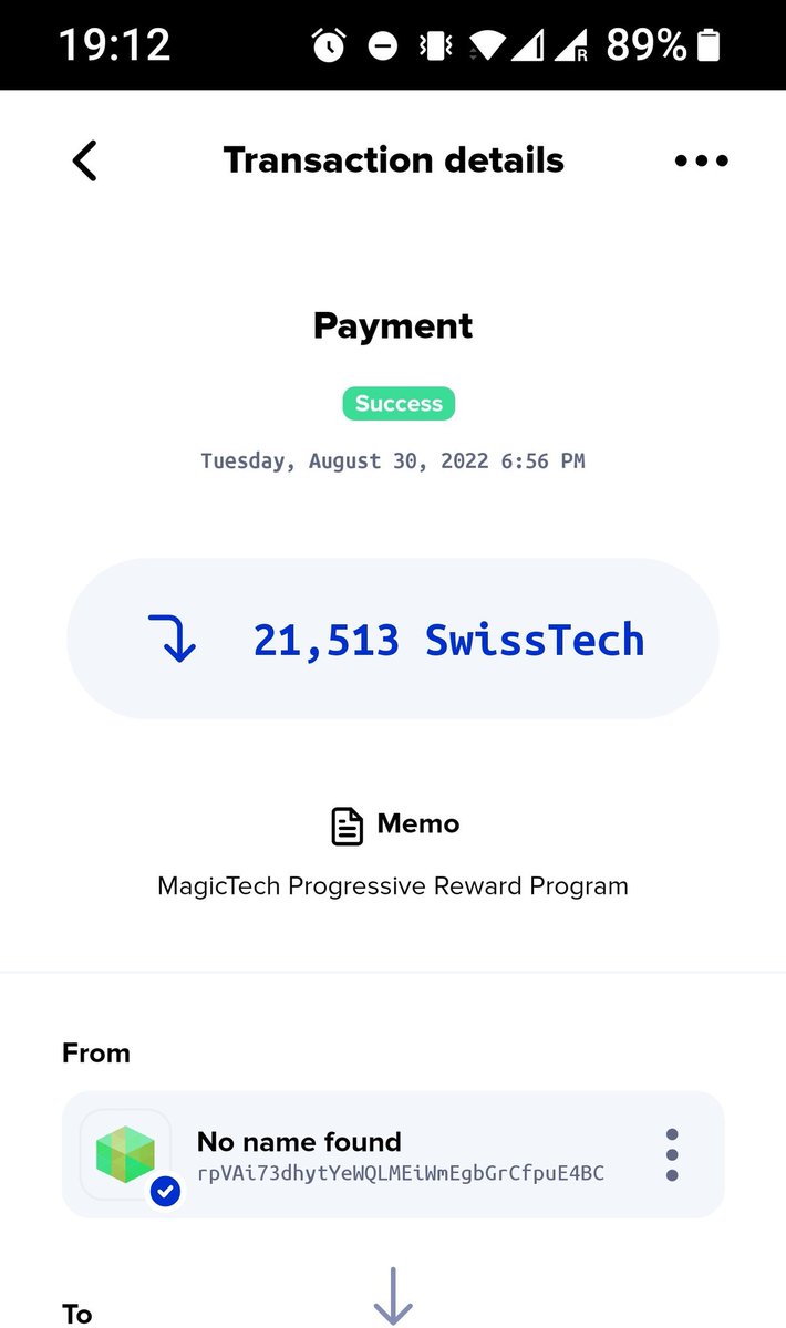 CryptoGuyXRP's tweet photo. Wow just received my #MagicTECH holders AD make sure you are holding both @SwisstechToken and @Magical_finance to receive rewards for the next 6 months 💥🚀 #passiveincome https://t.co/10VAMEGJwu