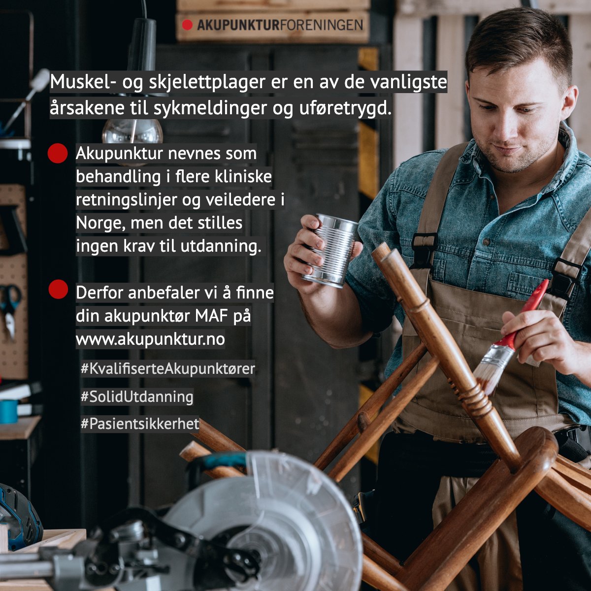 akupunktur_no's tweet image. Finn din akupunktør MAF på akupunktur.no
Kravet for å bli fullverdig #akupunktørMAF er 240 studiepoeng i medisinske fag og akupunktur. #Bachelor #KvalifiserteAkupunktører #KvalitetPåBehandling #SolidUtdanning #Pasientsikkerhet #Akupunktur #Nålebehandling