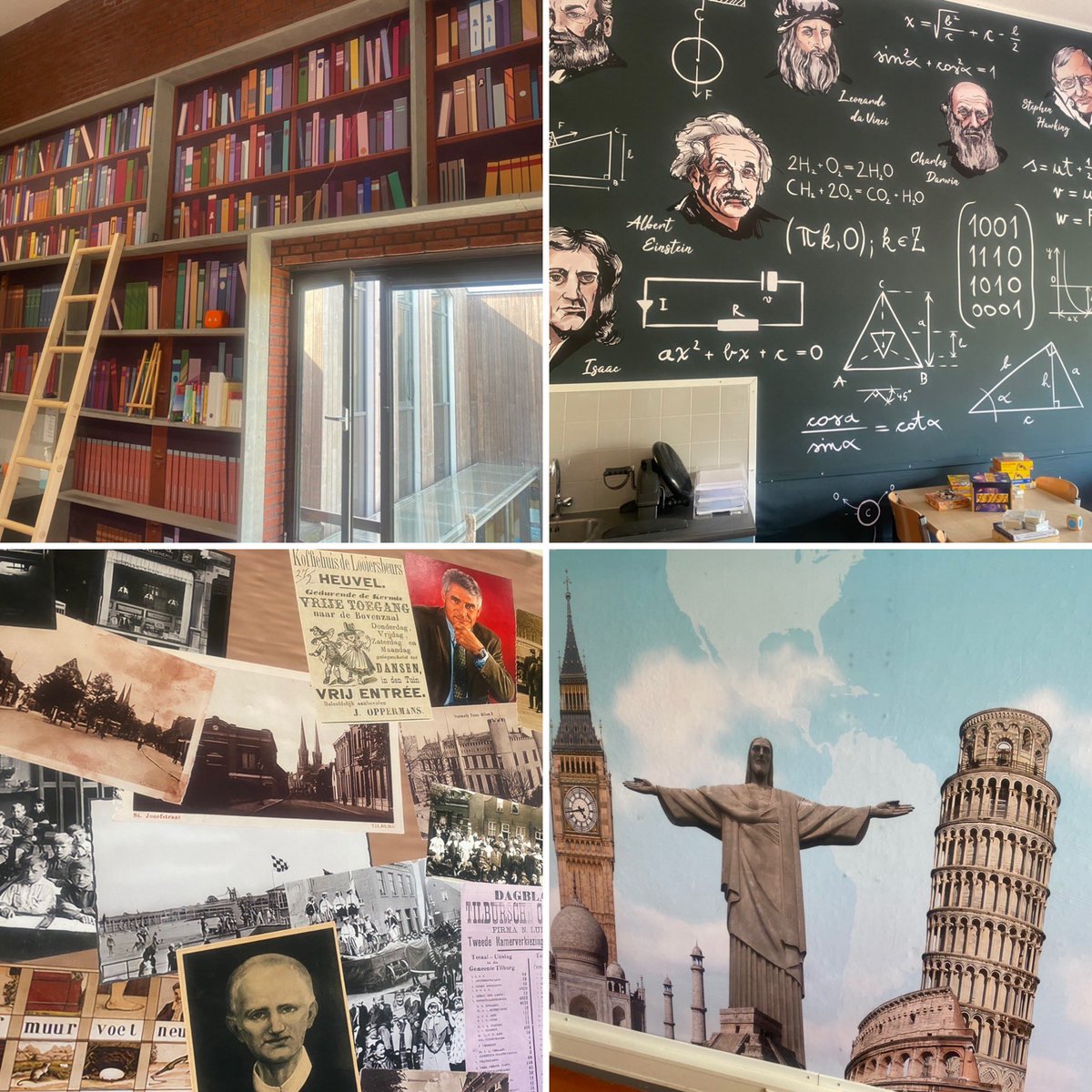 Ja ja: zo zien de lokalen in <a href="/bsdeborne013/">Basisschool de borne</a> er nu uit! Geweldig met ontwerp én uitvoering van <a href="/ubnormie/">norman de langen</a> #inspiratie