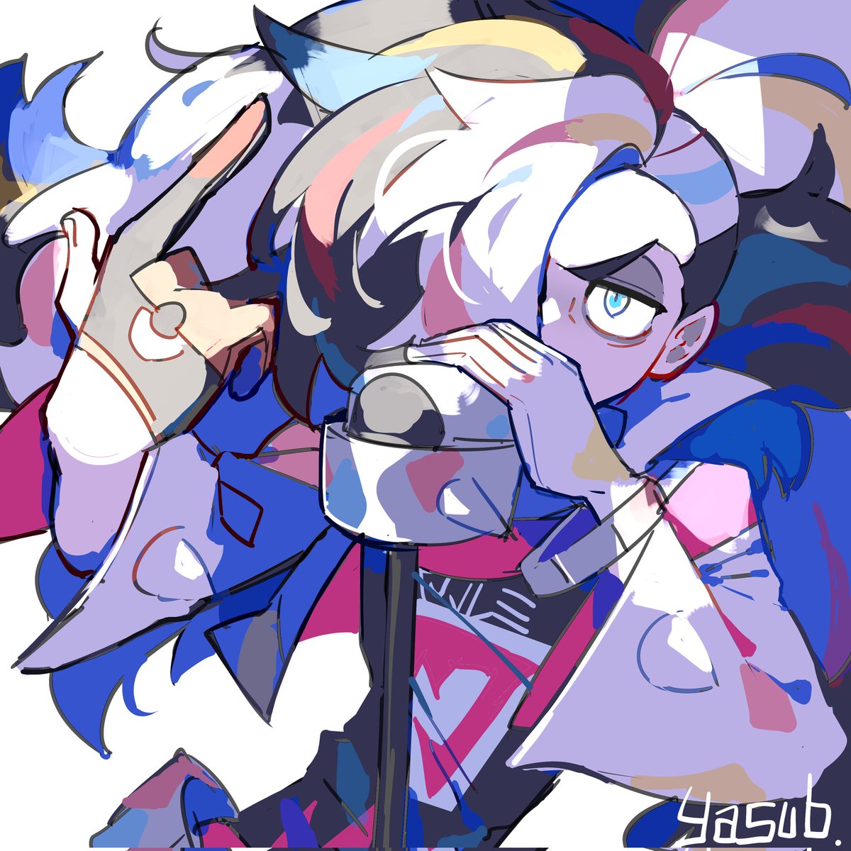 ネズ(ポケモン) 「#今月描いた絵を晒そうジャンルゴチャ 」|やすばるのイラスト
