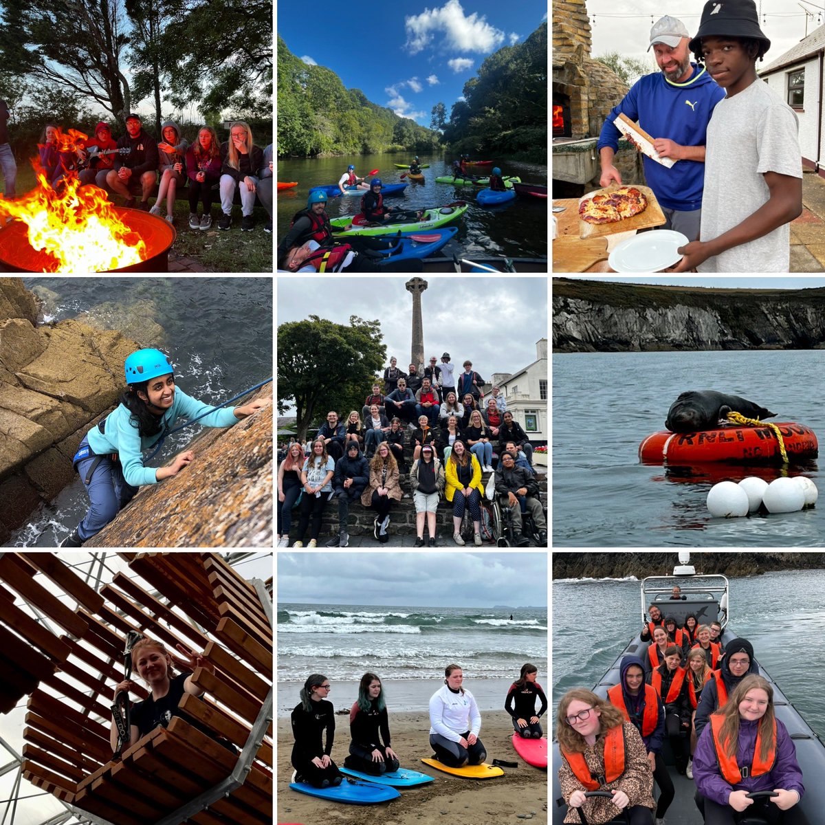 NUHYS's tweet photo. We were in Pembrokeshire last week for our annual residential. What an inspiring week! 3 years was worth the wait! Young people overcame fears, shared laughter &amp; tears with self-esteem being at an all time high by the end of the week…new friendships &amp; life-long memories made! https://t.co/NFhbOrP78c
