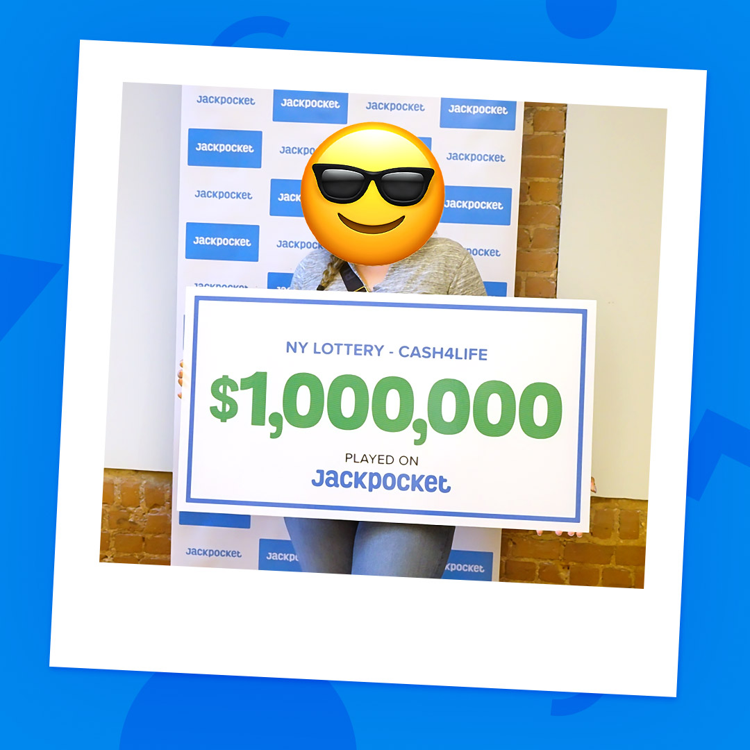 Jackpocket's tweet image. This nursing student from Brooklyn is a Jackpocket millionaire! 😎

"My whole family was screaming saying how happy they are for me! I still can't believe it. My mom said, 'Well, you'd better be grateful for life now. Don't take anything for granted anymore.'

(1/2)