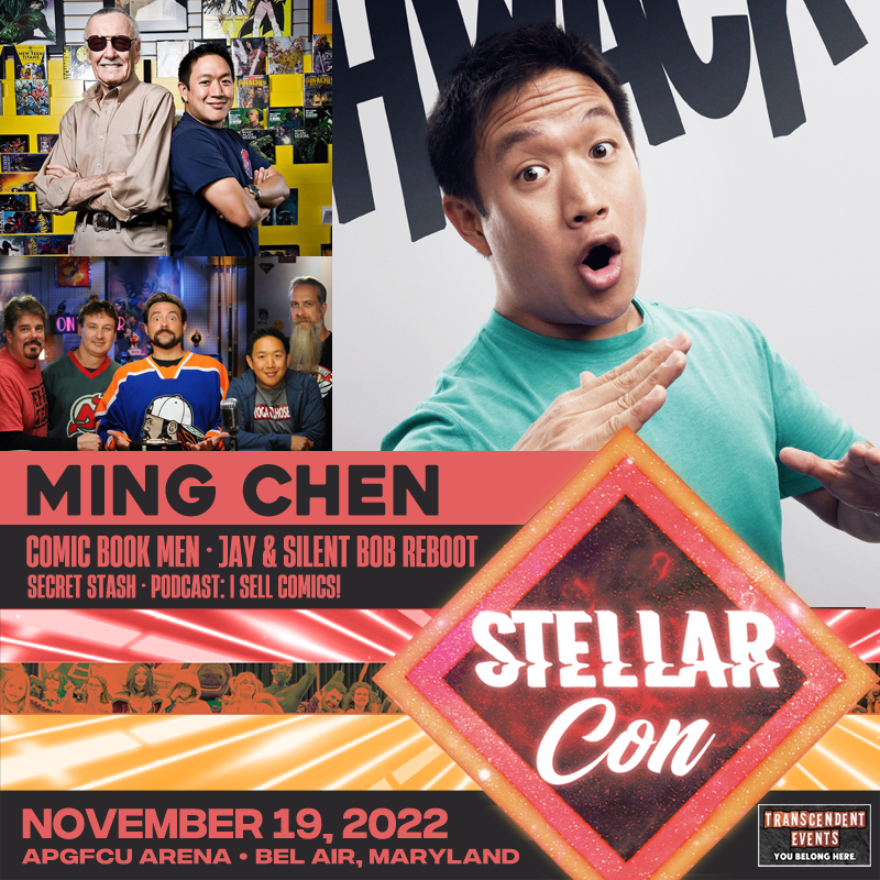💥 GUEST ANNOUNCEMENT!
We're honored to welcome @MingChen37 to Stellar Con on Saturday, Nov, 19 in Bel Air, MD! Stellar Con Tickets are On Sale Now: Stellar-Con.com 
Presented by <a href="/TranscendentMD/">Transcendent Events</a>