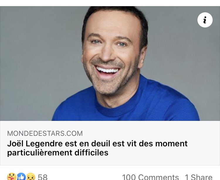 jcomprendspo's tweet photo. Joël Legendre est en deuil est vit des moment particulièrement difficiles https://t.co/KpNizvyZ3l