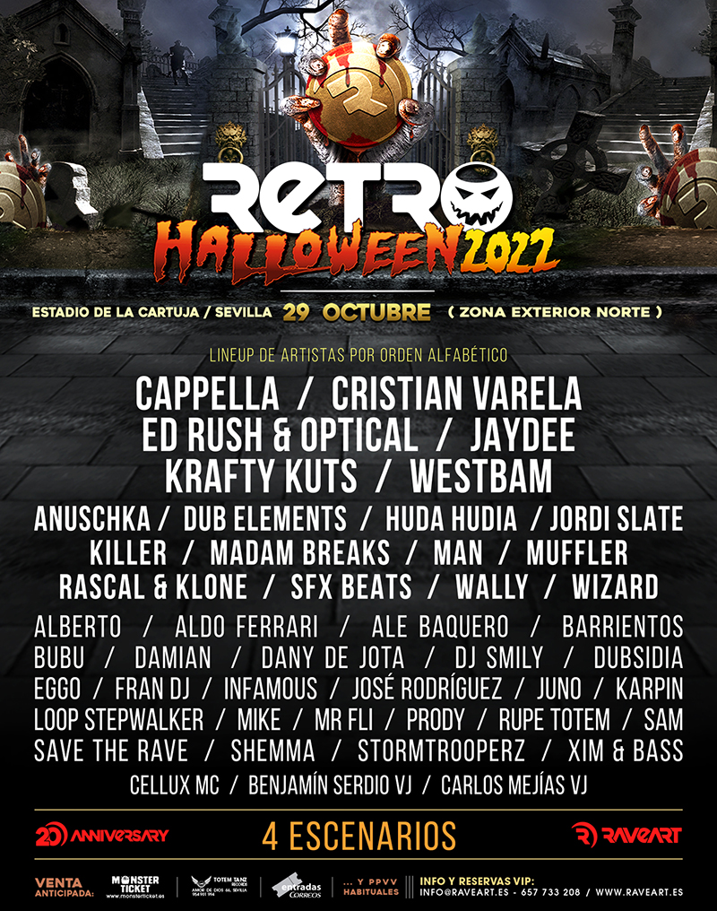 Raveart Producciones (@raveart_prod) on Twitter photo 🎃 𝗣𝗨𝗡𝗧𝗢𝗦 𝗗𝗘 𝗩𝗘𝗡𝗧𝗔: 🎃
🌐 RAVEART.es
🌐 monsterticket.es/Retro-Hallowee…
🌐 En cualquier sucursal de CORREOS
🌐 TOTEMTANZ
👑 INFO-LINE & RESERVAS VIP ➡ info@raveart.es 📞 657733208 🎃 𝗣𝗨𝗡𝗧𝗢𝗦 𝗗𝗘 𝗩𝗘𝗡𝗧𝗔: 🎃
🌐 RAVEART.es
🌐 monsterticket.es/Retro-Hallowee…
🌐 En cualquier sucursal de CORREOS
🌐 TOTEMTANZ
👑 INFO-LINE & RESERVAS VIP ➡ info@raveart.es 📞 657733208