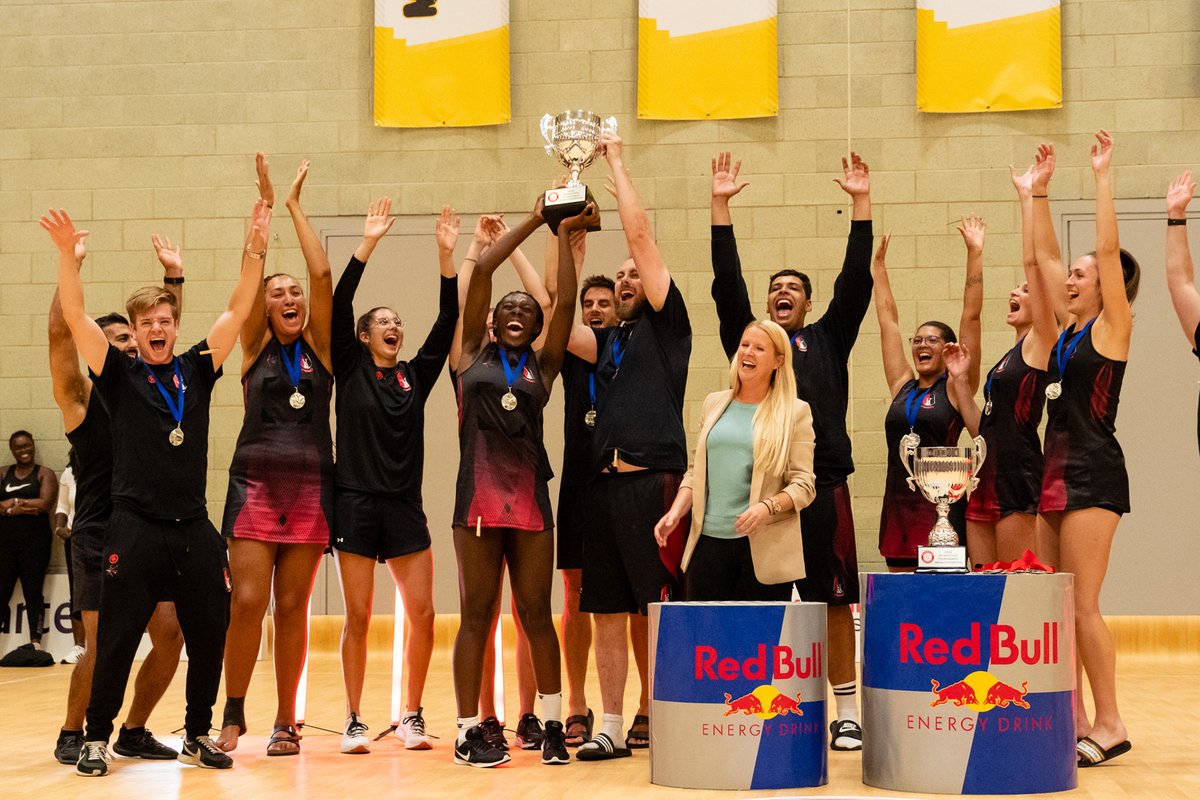 EnglandNetball's tweet photo. What a weekend of netball 🤩

🧡 @London_Giants: Men's Champions
⚔️ @KnightsNetball (Swords): Mixed Champions

Congratulations to everyone involved in the @EnglandMMNA Nationals 👏 https://t.co/oRa6BEi10n