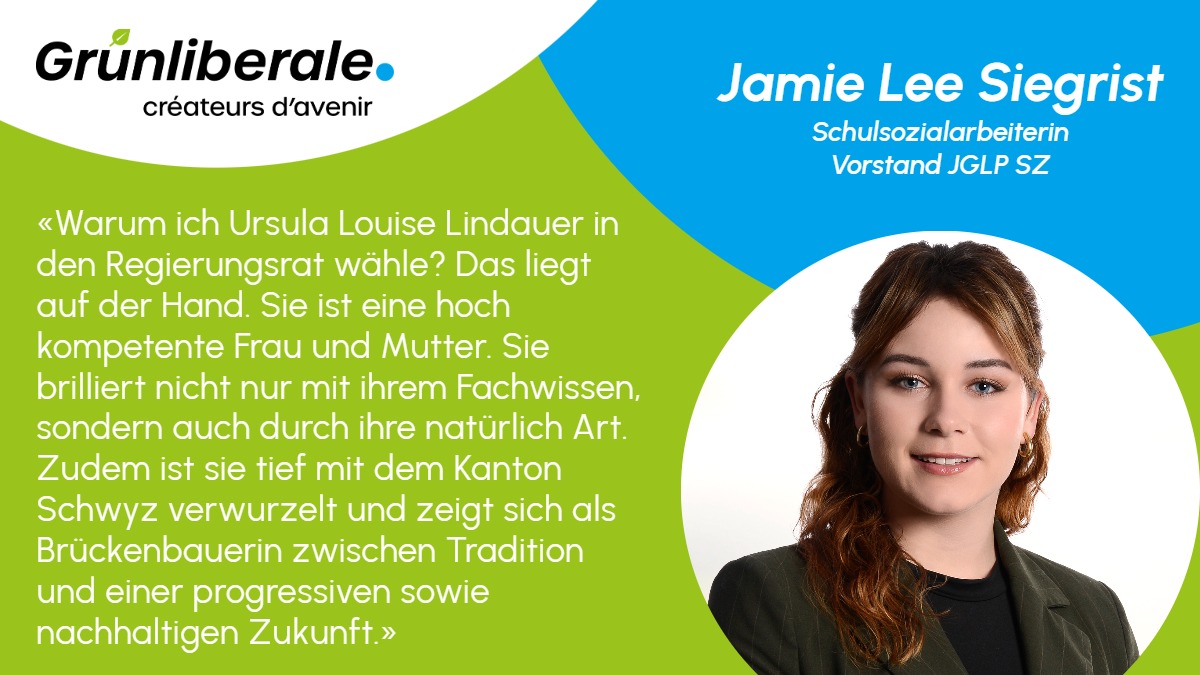 #esistzeit für eine #grunliberale #Regierungsrätin im Kanton #Schwyz. #rrwahlen22 #zukunft #innovation #glpsz