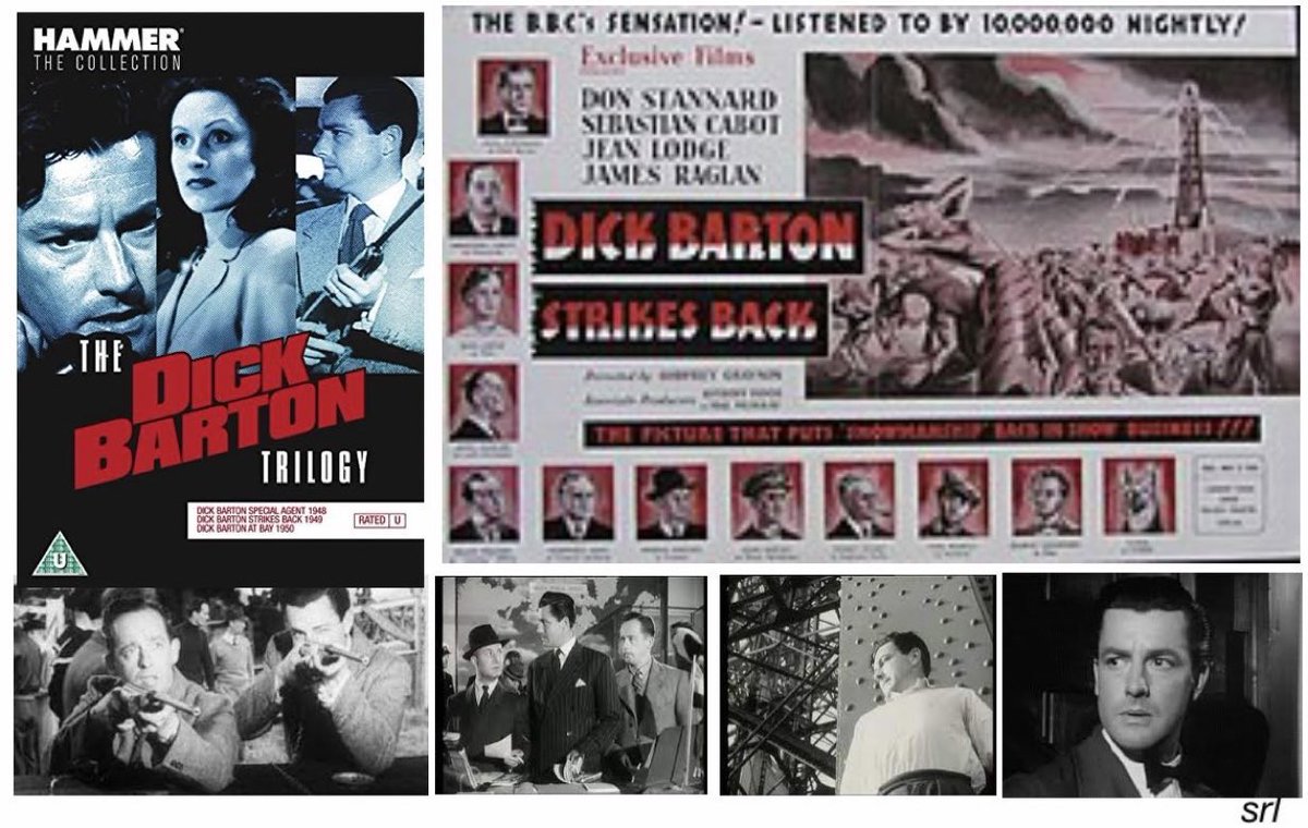 SaveRedlandLibr's tweet photo. 3pm TODAY on @TalkingPicsTV 

The 1949 #Crime #Action film🎥 “Dick Barton Strikes Back” directed by #GodfreyGrayson from a screenplay by Elizabeth Baron &amp; Ambrose Grayson (who wrote the story)

🌟#DonStannard #BruceWalker #SebastianCabot #JamesRaglan #JeanLodge https://t.co/zIfcorBSYl