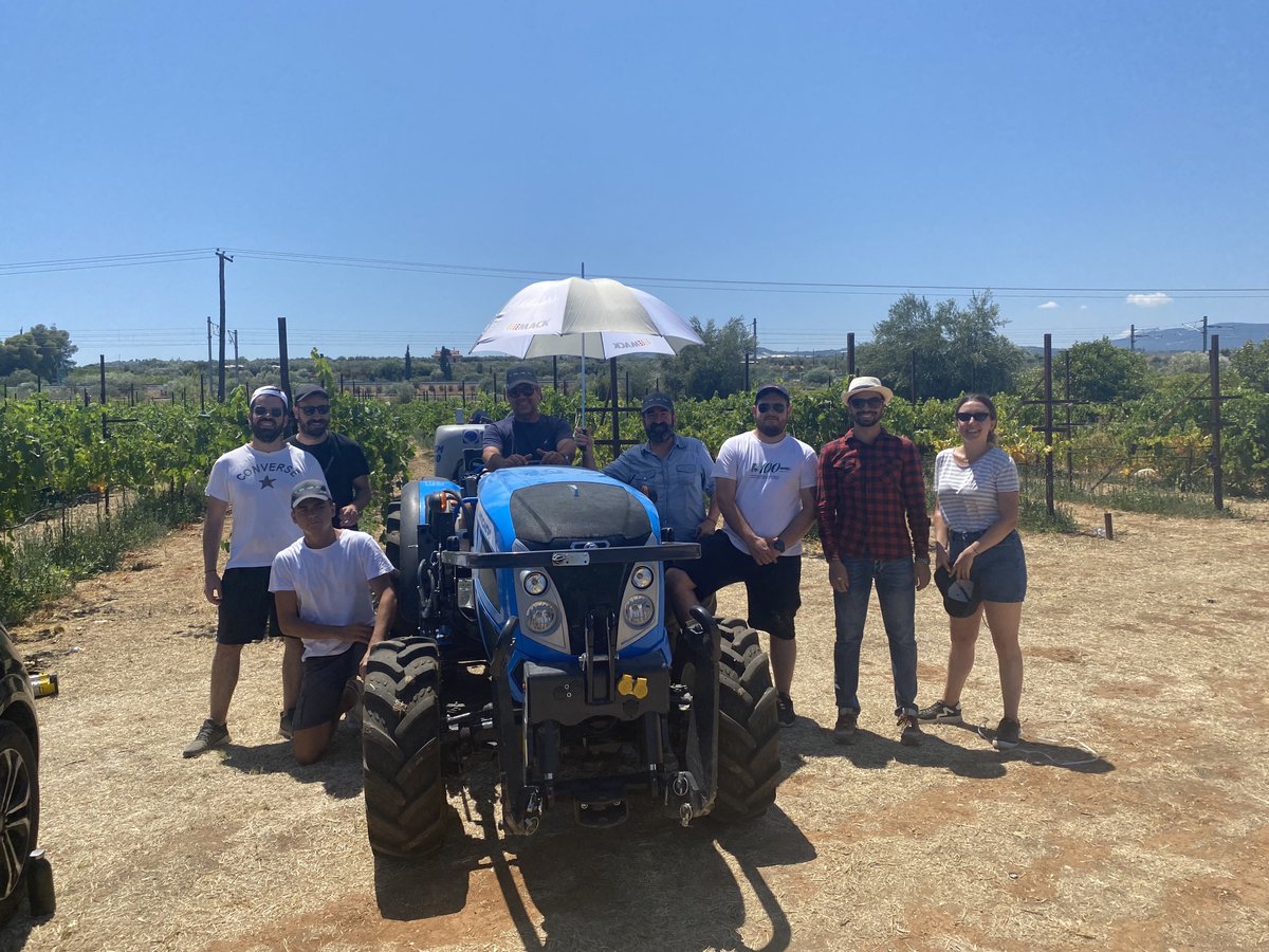 robs4crops's tweet photo. 📢>> LSP in Greece << 🇬🇷
Our #team in Greece came together for another trial in the field. Here are some moments of our journey toward the autonomous tractor! 🚜
💡 If you want to learn more about our #robotics activities in #agriculture, come check out 👉🏼 https://t.co/iE169MbxRf https://t.co/CBdzGYqET7