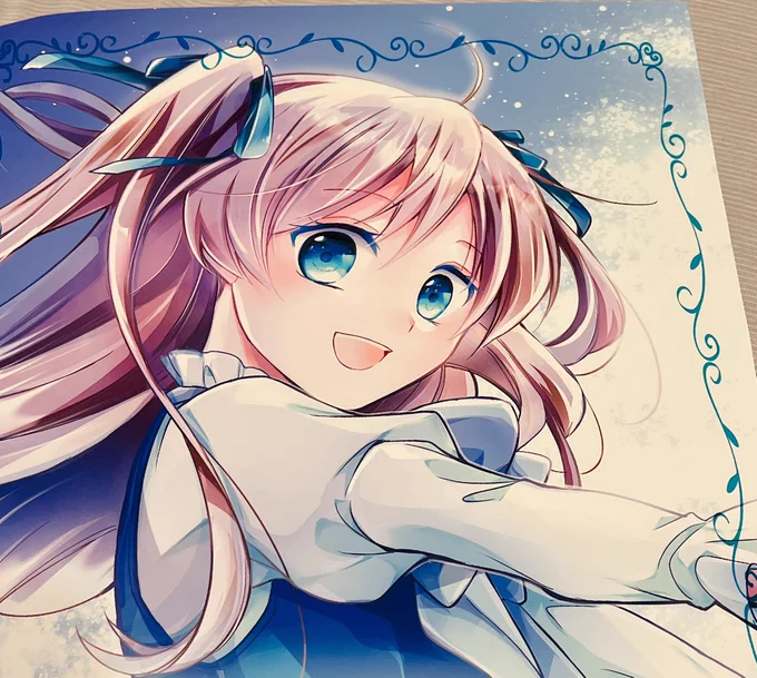 印刷所さんに頼んでいた布ポスターが届いたのですが、めっっっっっっっちゃくちゃ綺麗に刷ってくださっててびっくりしましたこんなに発色良いなんて嬉しいなー!!#COMITIA141 