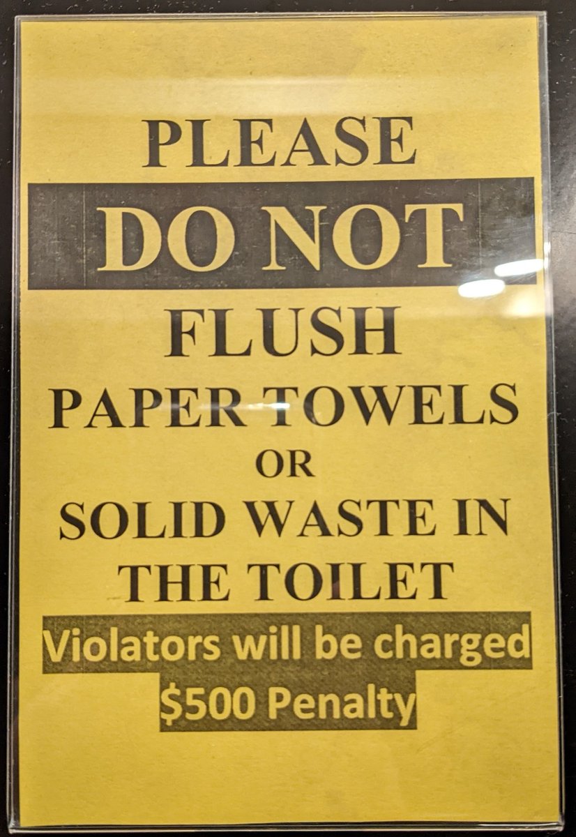 freechasgrumm's tweet image. Today&apos;s #Comp2 #FreeWrite #Prompt is ripe for #PottyHumor and #NarrativeWriting! &quot;Write a narrative giving this sign a backstory. What led to this being written and posted in a restaurant restroom?&quot;