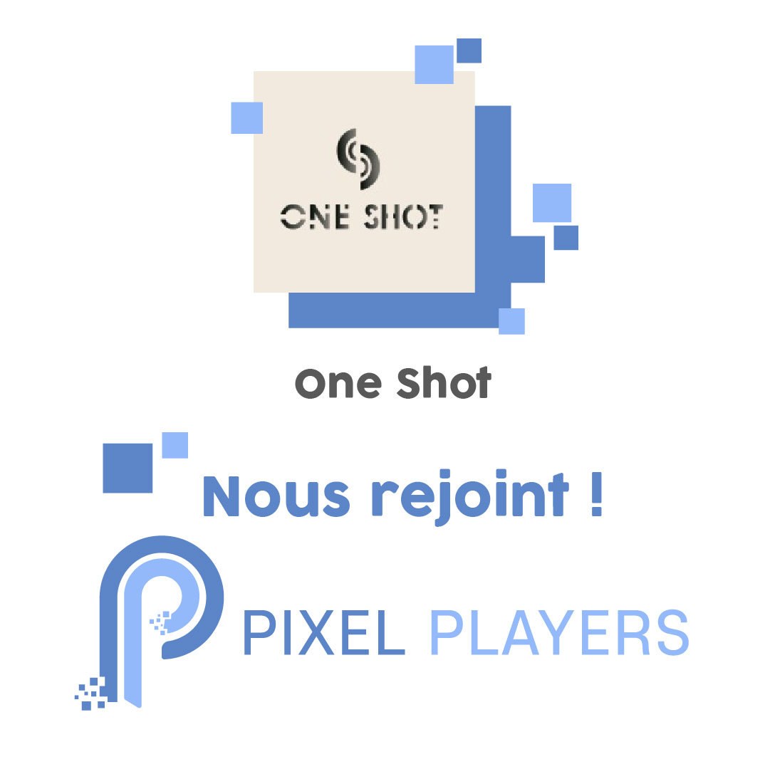 L'association OneShot rejoint le réseau de professionnels Pixel Players ! 

OneShot a créé et organisé l'évènement <a href="/Rule1Tours/">RuleOne Tours</a> composé d'un tournoi en LAN sur Rocket League ainsi que plein d'autres activités 🤩

Il y a déjà eu deux éditions 😉

#LAN #tournoi