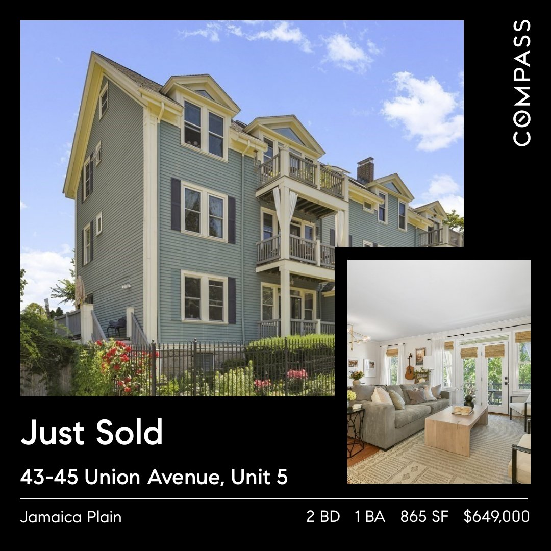 JUST SOLD! 🏠   CALL Ken to sell your home TODAY! 617.308.3678 😎
#jamaicaplainrealestate #jamaicaplain #community #compasscares #sazamarealestate
