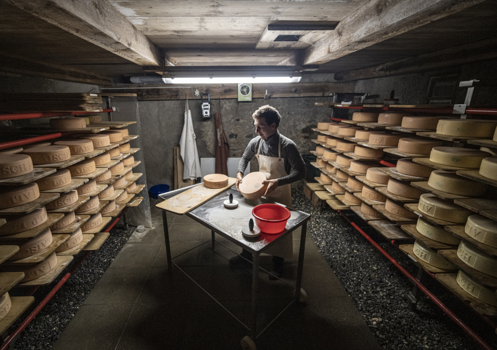 uzh_geo's tweet photo. #GIUZ #ImageOfTheWeek
Tägliche Käsepflege: Wie werden die Vorschriften der Lebensmittelsicherheit bei der Herstellung von Alpkäse umgesetzt? Simon Zoja besuchte für seine #MScthesis Alpbetriebe in #Graubünden und #Bern
https://t.co/Ran7A8YQhe @drmolliechapman #Käse
📷 Mayk Wendt https://t.co/08rCXtz5AT