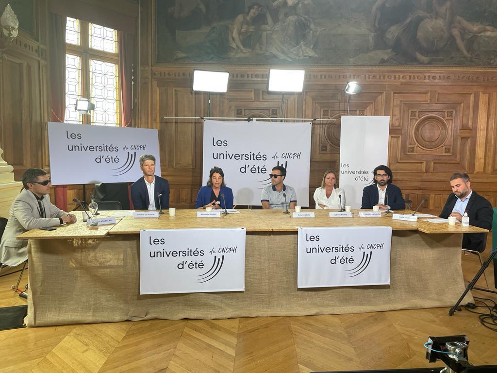 Table ronde : Les Jeux Olympiques et Paralympiques sont-ils un accélérateur de l’accessibilité ? @barrier_alex « Les JOP ont permis d’accélérer la mise en accessibilité et pour s'en assurer l’Etat lance une mesure d’impact de l'accessibilité dans l'espace public ».