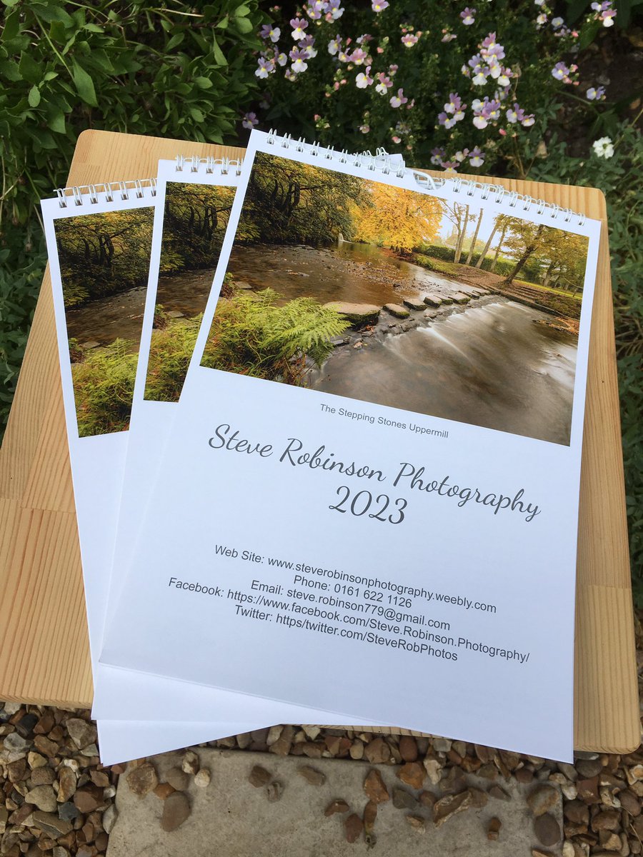 The Steve Robinson Photography 2023 calendar, filled with your favourite local scenes, available now from Authentic Uppermill. 
Limited stock available. #landscapephotography #photography #saddleworth #Authentic #2023calendar
