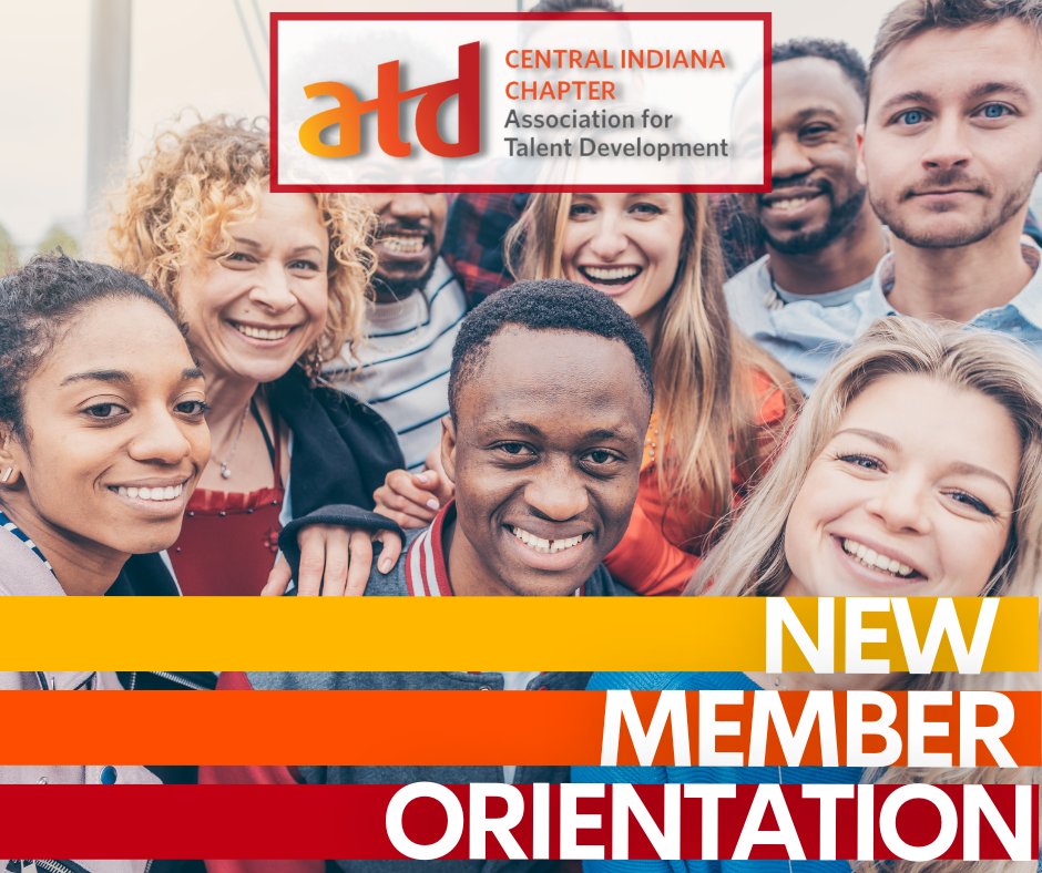 Join ATD-CIC for new member orientation! This session is ideal for anyone who has joined in the past six months or anyone who would like a refresher about the chapter’s purpose, benefits, and how you can contribute. Register at atdcentralindiana.org/event-4950809?…