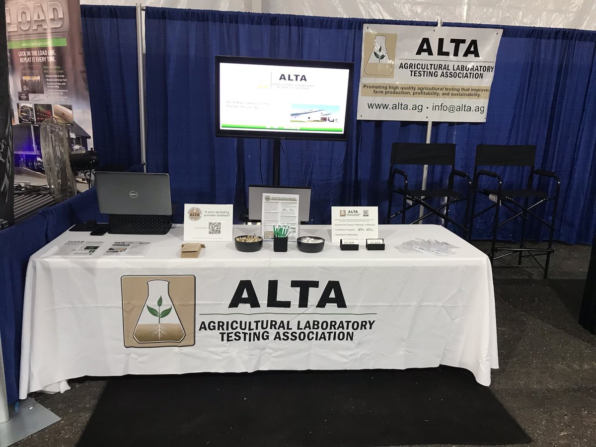 AgLabTesting's tweet image. Join us @FPShow to learn about the value that #agtesting brings to you agronomy program!