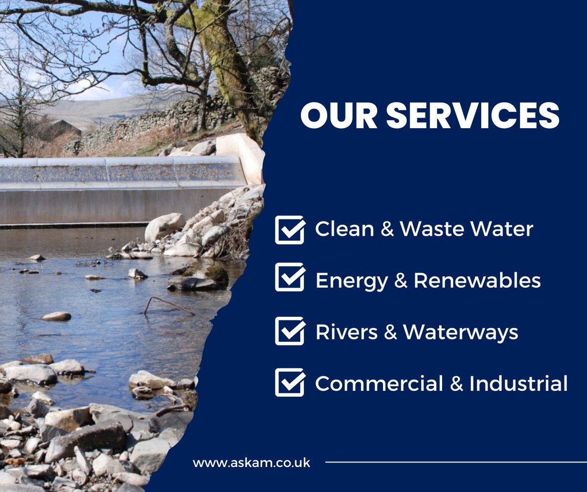 AskamCivil's tweet photo. Our services include; rivers and waterways, energy and renewables, highways and infrastructure, industrial and commercial, clean and waste water and public realm.

For more information visit https://t.co/5Kr4lTRZvP

 #civilengineeringservices #renewableenergy  #civilengineering https://t.co/yowMFGe6un