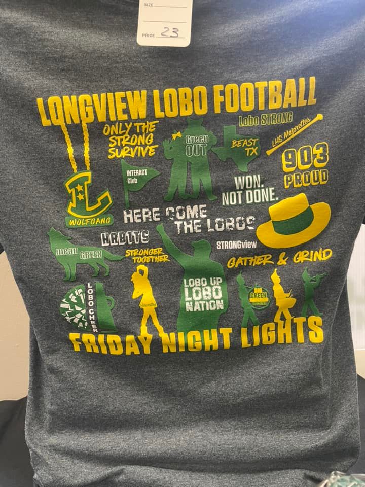MrProsserLISD's tweet photo. You know you're the GOAT when your silhouette and fashion choices are iconic...  but you can *only* buy these shirts at the LOBO STORE: https://t.co/40RkC1KeR2

This ain't a money grab, ALL proceeds from sales go RIGHT BACK to our student-athletes! #LoboUp https://t.co/gk5bgUt3PU