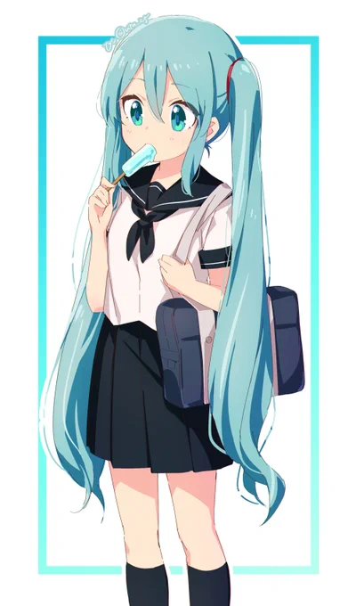中学生ミクさんお誕生日おめでとう#初音ミク #初音ミク生誕祭2022 #初音ミク誕生祭2022 