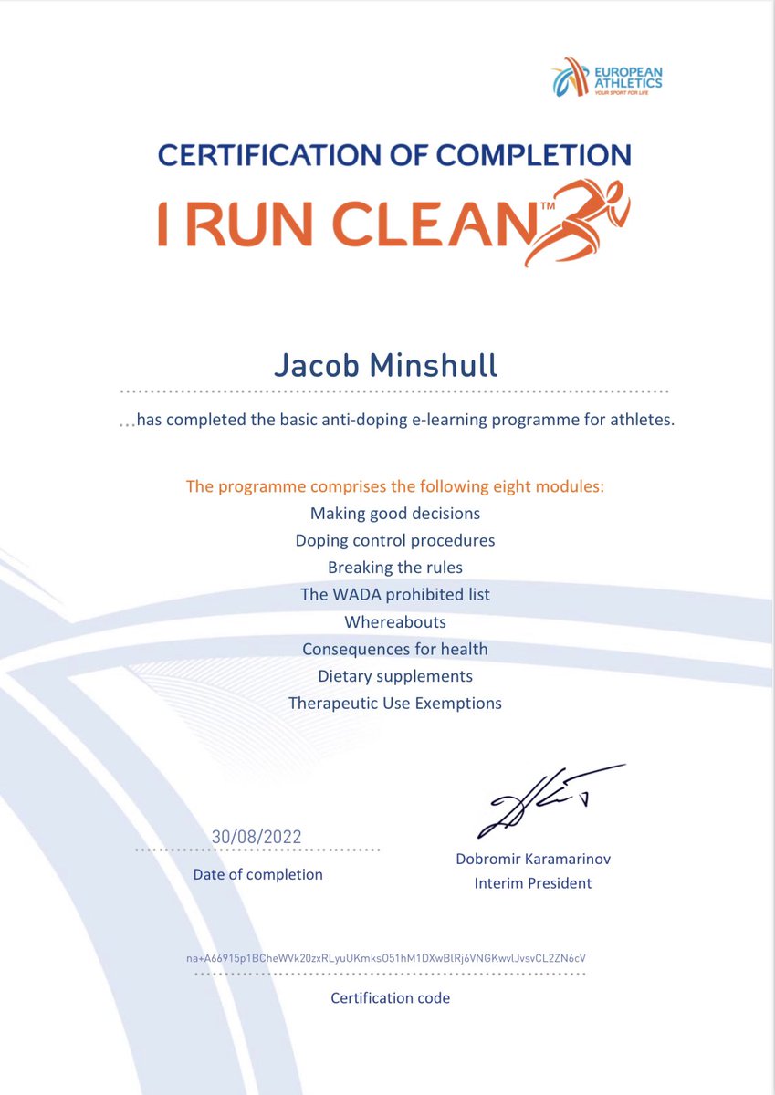 jake_minsh's tweet photo. I Run Clean. #irunclean https://t.co/fnefguqnAz